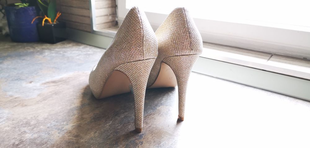 Pantofi toc ocazie, nunta, botez