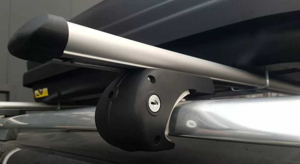 Напречни греди за багажник, 120cm с ключ