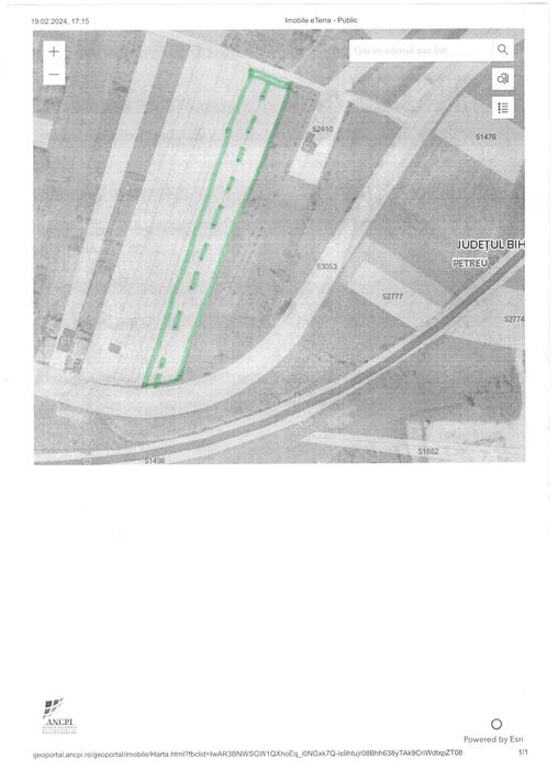 Teren de vanzare Petreu-Marghita,7125 mp