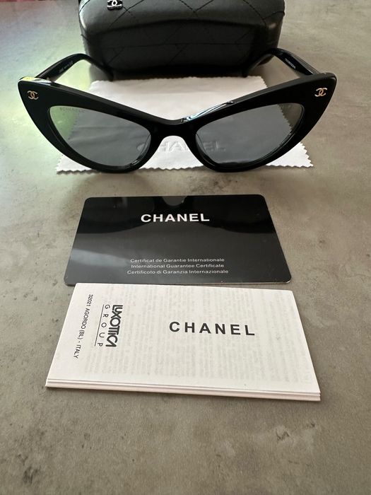 Слънчеви очила котешка форма Chanel