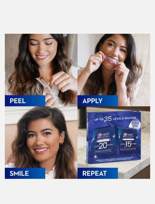 Benzi Plasturi albire dentara CREST Whitestrips Supreme Professional