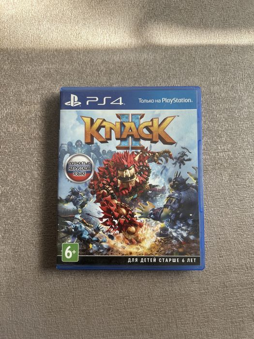 Игры ps4(Knack 2 части,minecraft story mod)
