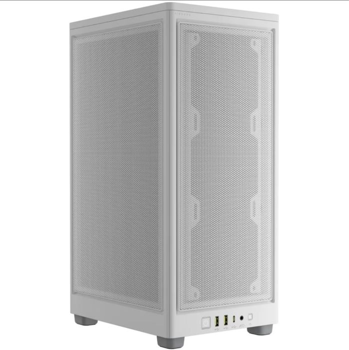 Carcasa Corsair 2000D AIRFLOW Mini-ITX small-form-factor, fara sursa, alb
