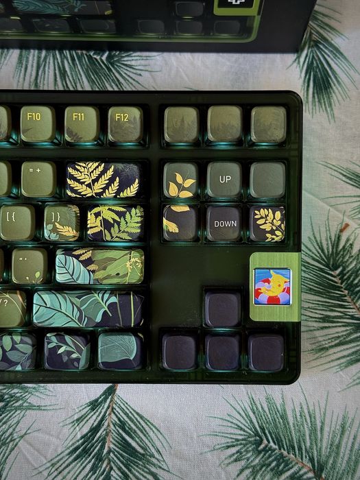 Tastatura Qwertykey Leaf cu cutie si toate accesorrile (garantie)