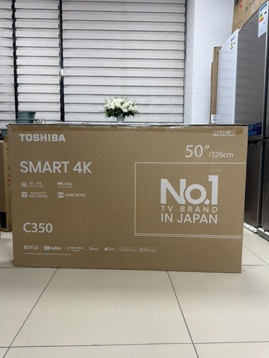 Телевизор Toshiba 50C350NE — это 50-дюймовый 4K Ultra HD LED-телевизор