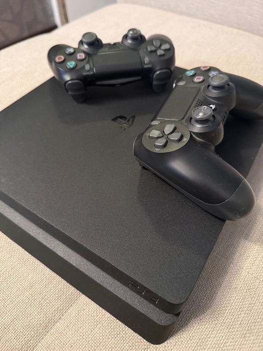 PlayStation 4 Slim PS4 – Пълен комплект, черен