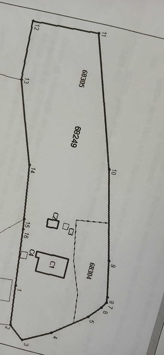 Teren 3468 mp,  Comuna Bârnova , sat Cercu  + Casă inclusă în preț