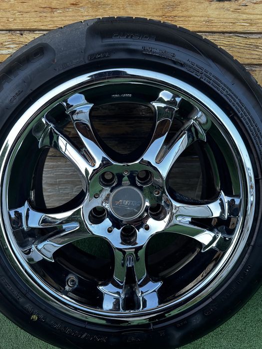 ПРОМОЦИЯ !!! Джанти Autec 16 цола хром, 5x110 J7,5  с гуми 205/55 R16