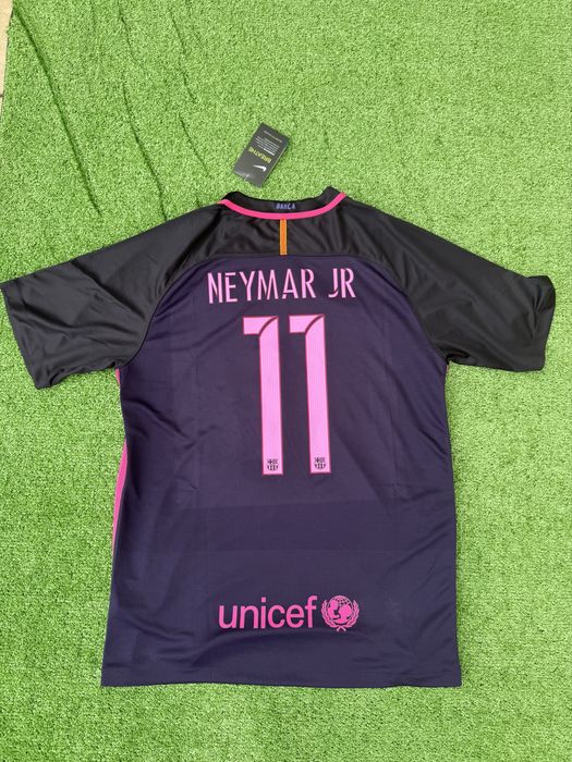 Tricou Fotbal Barcelona Deplasare 2016/2017 Neymar Jr