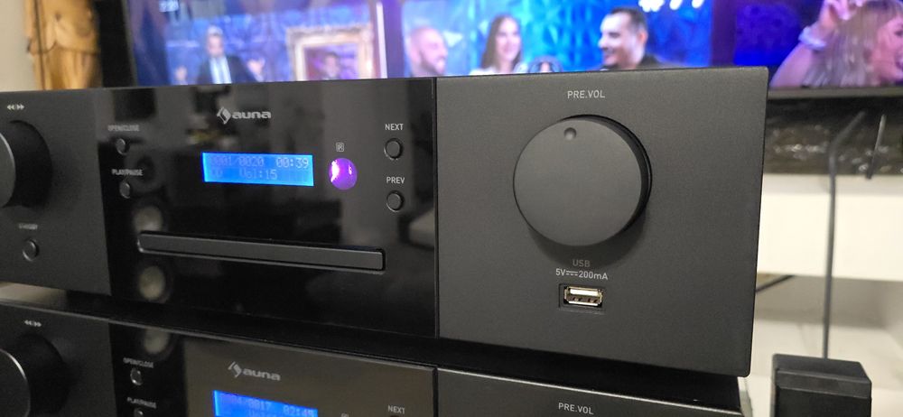Cd player Auna si cu functie de preamplificator Usb