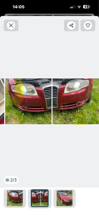 Far dreapta fata Audi A4 B7 Bi-xenon
