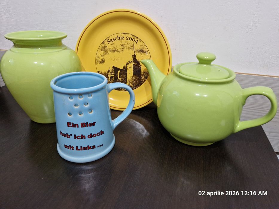Platouri prăjituri ceramică,carafe