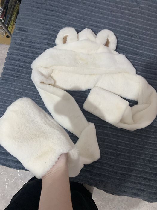 шапка с ушами медведя