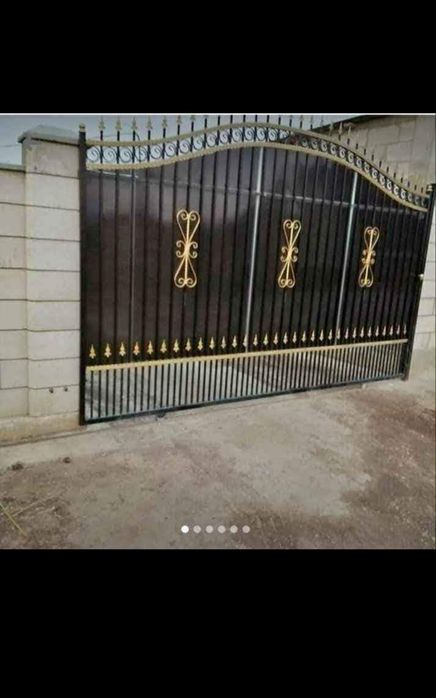 Gard din fier forjat pentru gradina curte