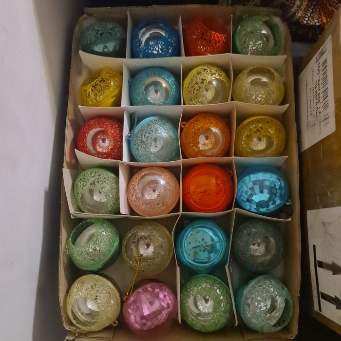 Елочные стеклянные игрушки