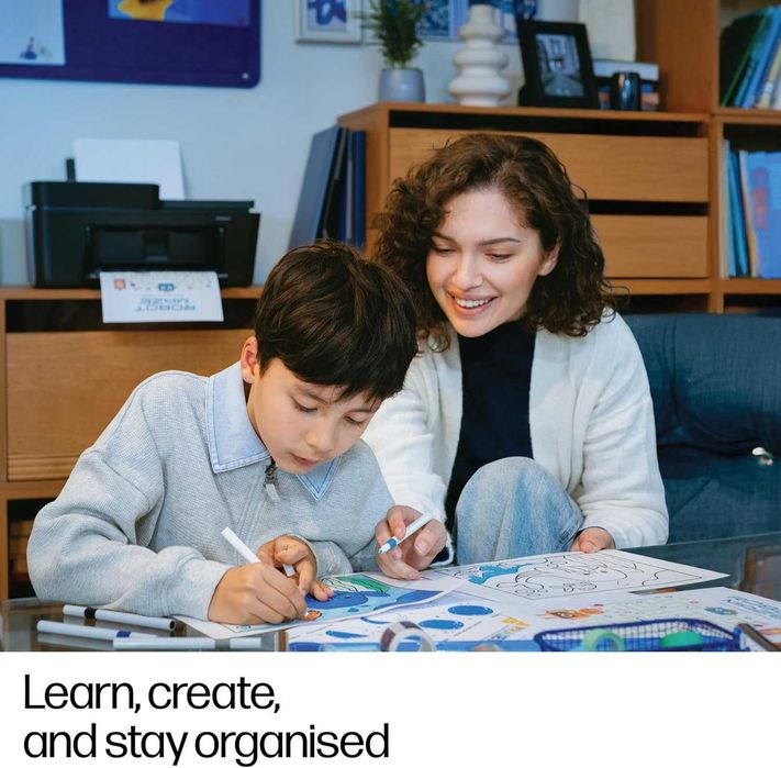 Многофункционален принтер HP DeskJet 4310, безжичен, цветен, ADF