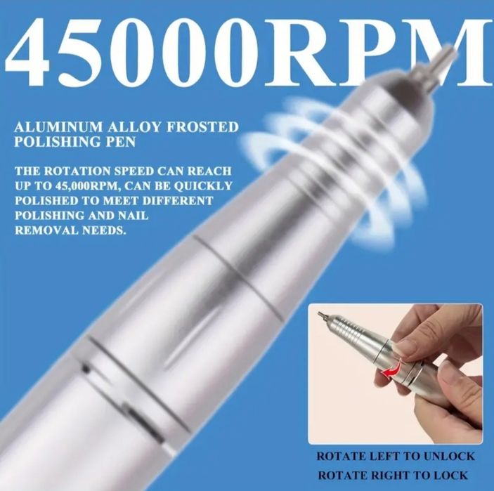 Безжична електрическа пила  за нокти 45 000 оборота