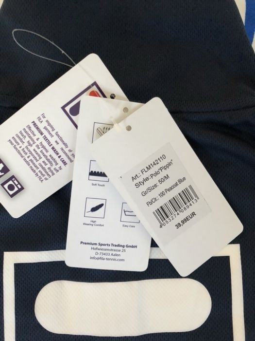 Tricouri Fila marimea M si unul L,de tenis!