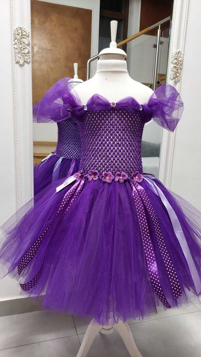 Rochita TUTU Floare Viorea Brandusa Mac Bujor Mac Crin Iris serbare