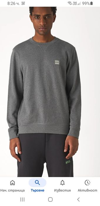 Hugo Boss Westart Cotton Mens Size 2XL НОВО! ОРИГИНАЛ! Мъжка Блуза!