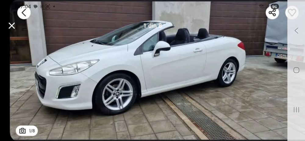 Peugeot 308 Vând sau schimb 308 cc 1.6 diesel 140 000 km