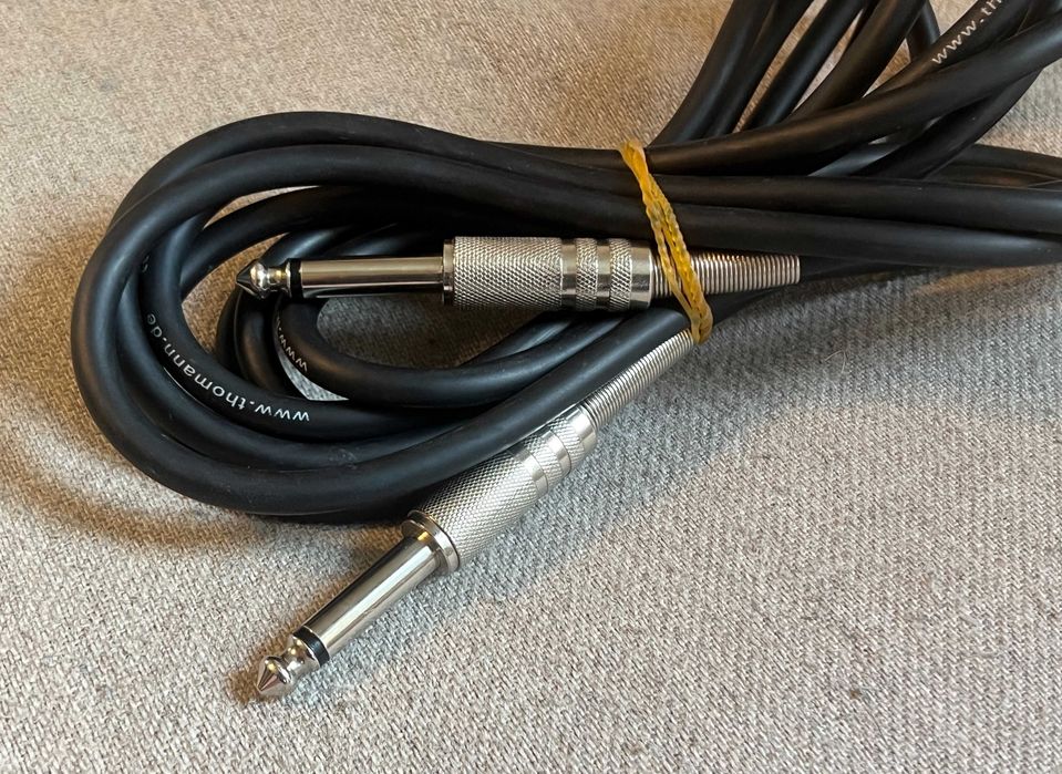 Cablu audio jack mare tata tata 6.35 mm Thomann instrument