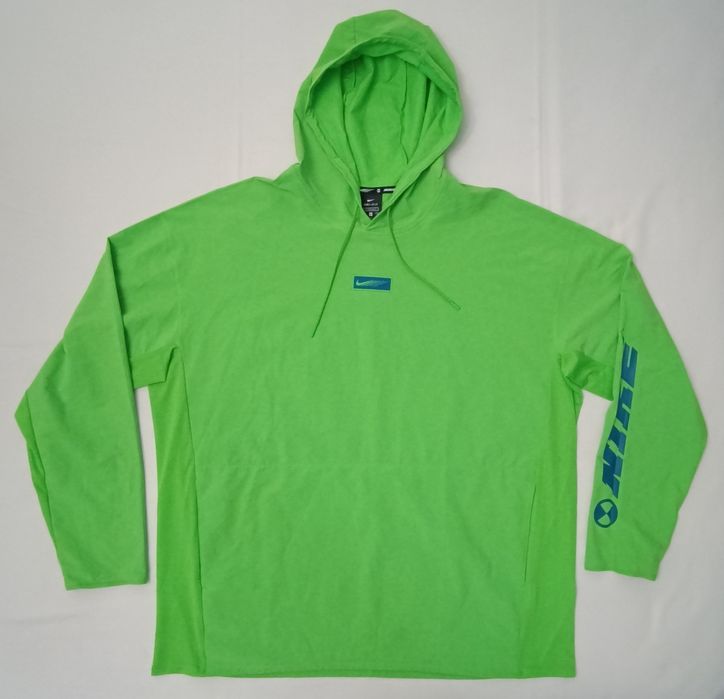 Nike DRI-FIT Hoodie оригинално горнище XL Найк спорт суичър зелено горно горница