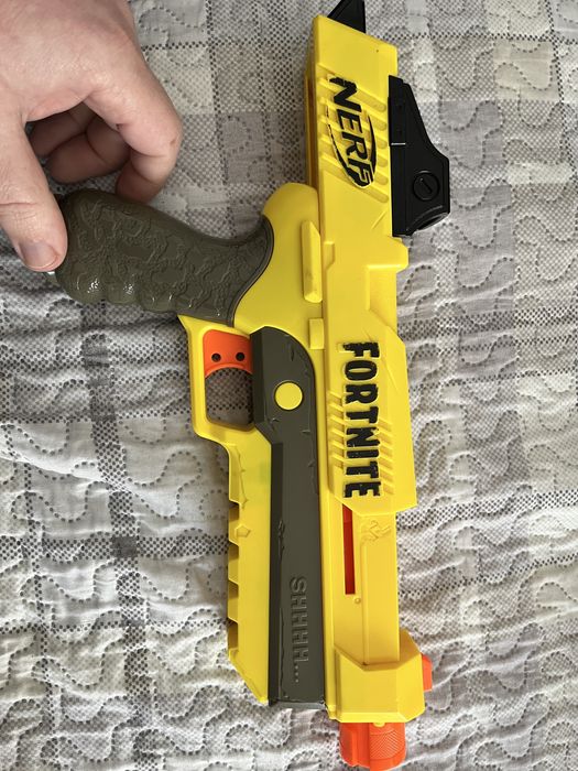 Set pistoale nerf pump fornite si xshot