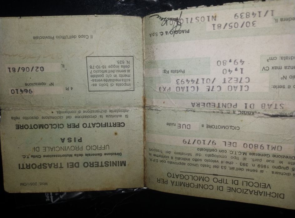 Vând Piaggio ciao recondiționat