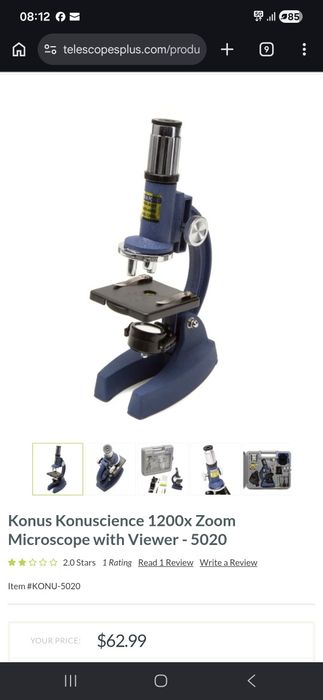 Set microscop Micul cercetător Konuscience #5020