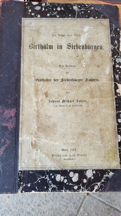 Carte veche 1881 Johann Michael Salzer