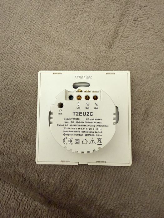 Intrerupator Sonoff wifi 2 butoane