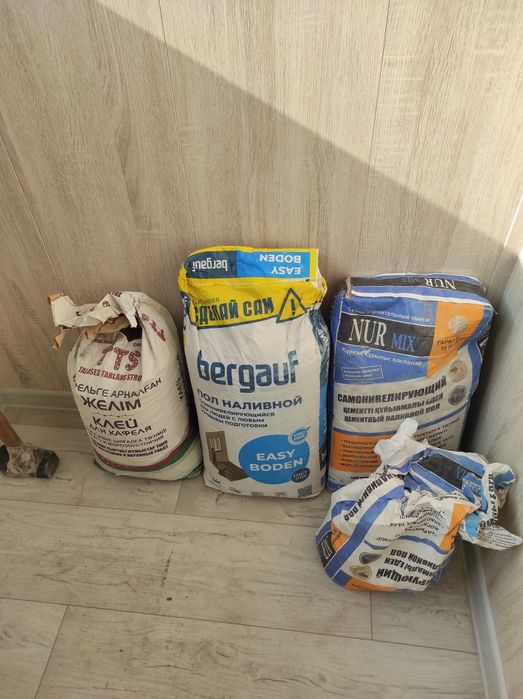 Клей для кафеля, наливной пол