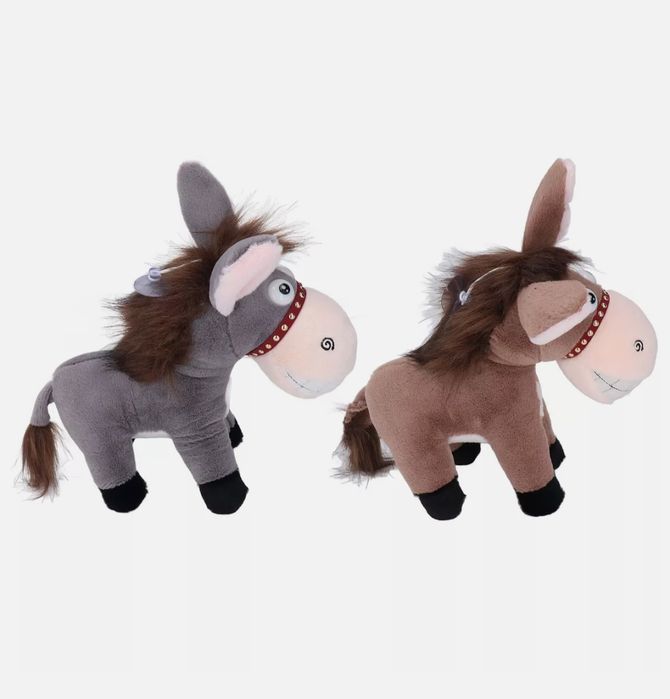 Забавна плюшена играчка Магаре, Плюшено Магаре Рики, 30см