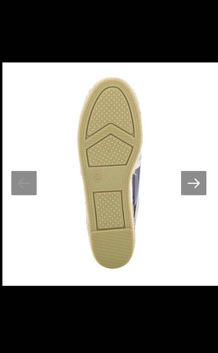 Дамски еспадрили, 38 номер