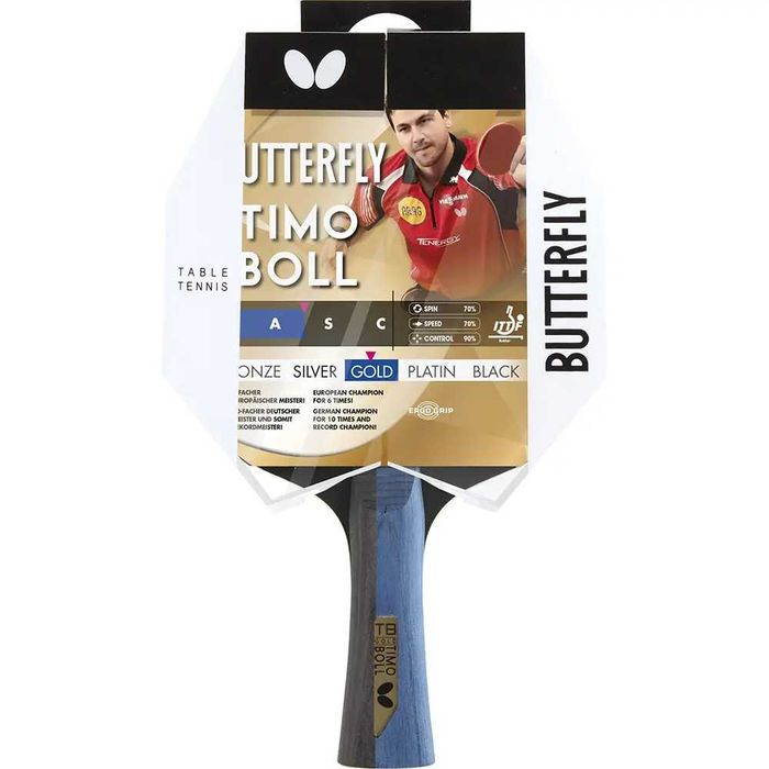 Хилка за Тенис на Маса Butterfly Timo Boll Gold, Пинг Понг Хилки