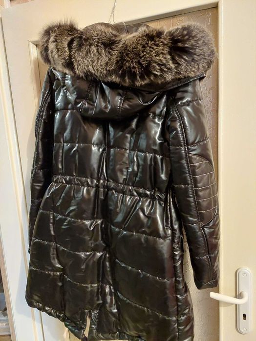 Зимно яке с естествена лисица
