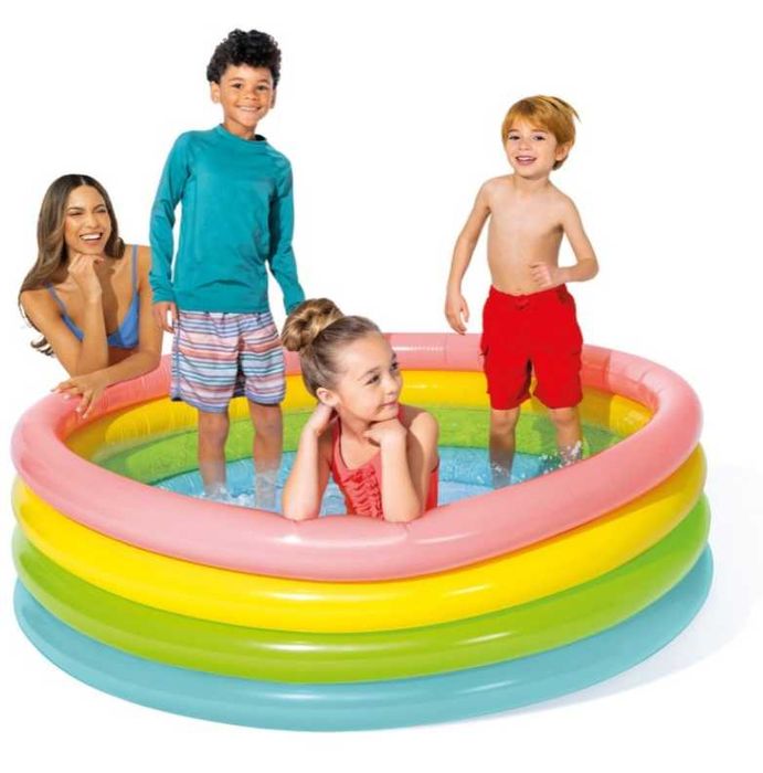 Piscina Gonflabila Rotunda Familie Copii Relaxare 168 x 46cm + LIVRARE GRATUITA
