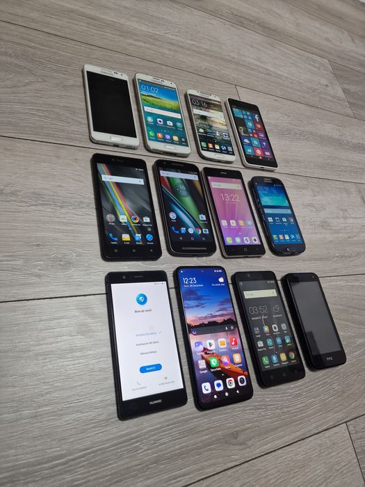 Vând Lot Telefoane Functionale Samsung, Lenovo, HTC, Allview, Motorola