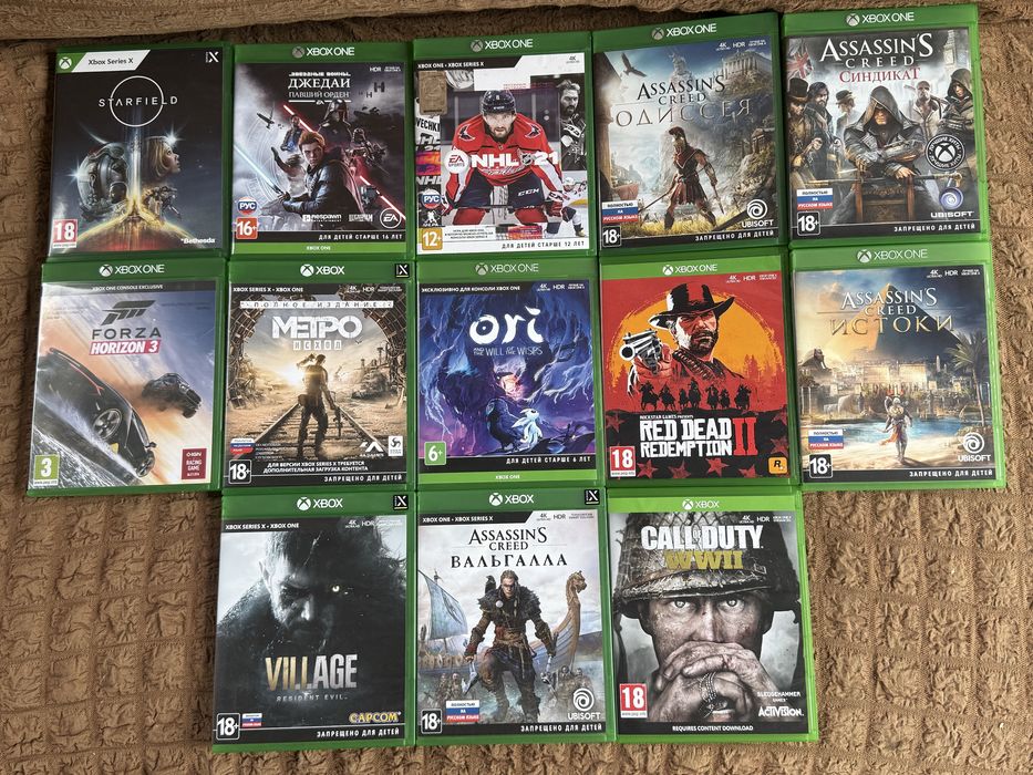 Игры диски на Xbok One Xbox One X лицензионные диск Xbox Series X