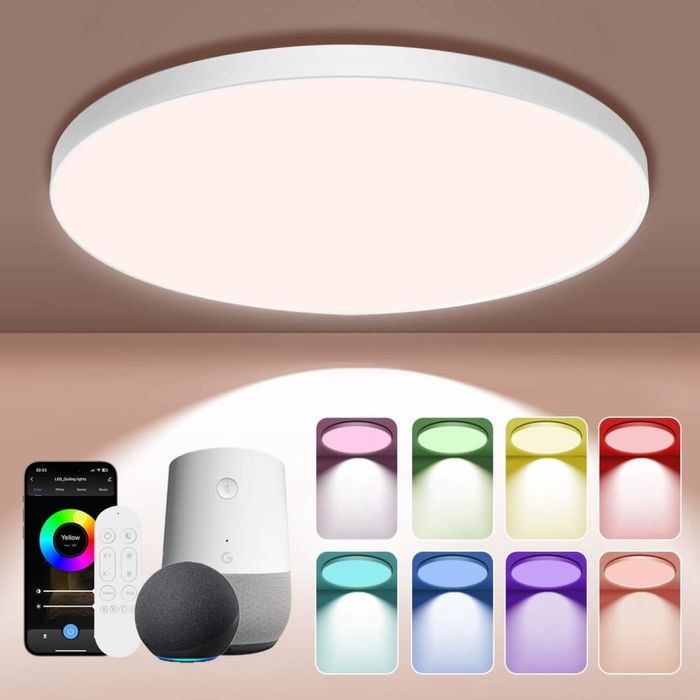 Plafoniera led smart tuya wifi