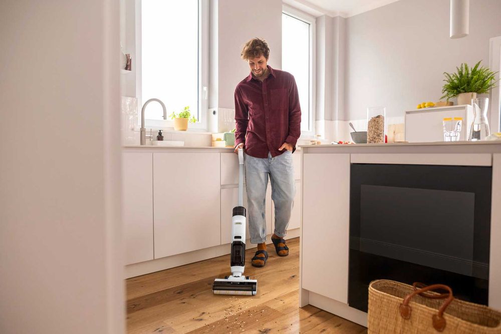 Неразопаковани бройки! 3г. Гаранция KARCHER KFL 1 / FCV Акумулаторна миячка и прахосмукачка