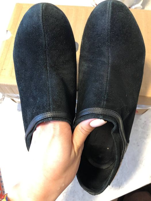 Туфли женские замшевые