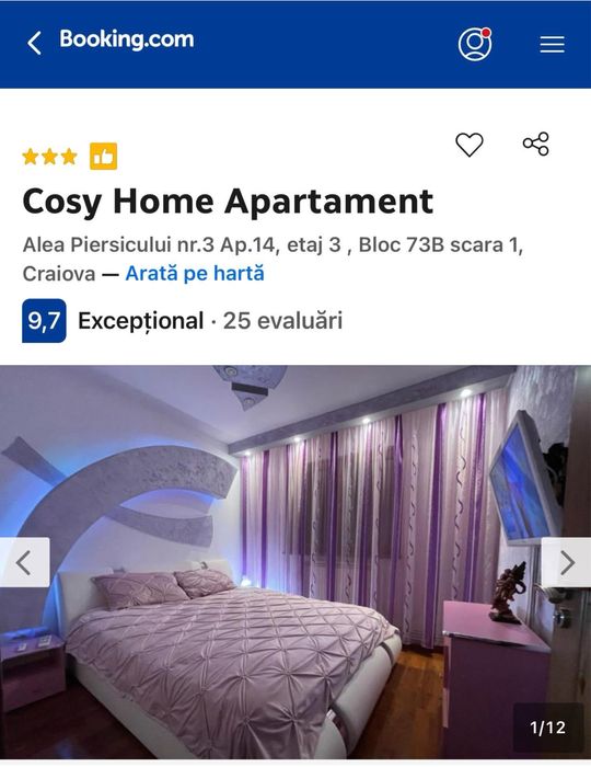 Ap.Regim-Hotelier,Craiova 3 Camere /Ofer Factura