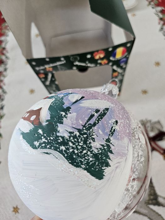 Glob sticla Crăciun