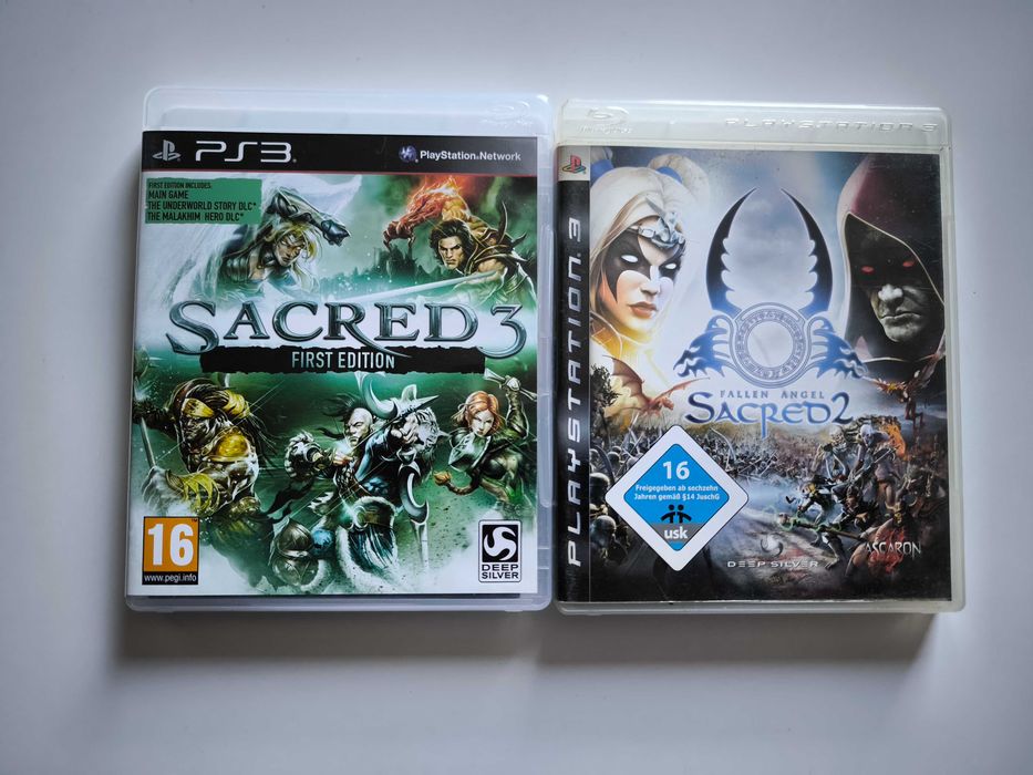 Sacred 2 Fallen Angel 25лв. Sacred 3 First Edition 25лв. PS3 ПС3