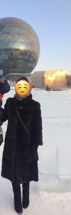 Шуба норковая в черном цвете