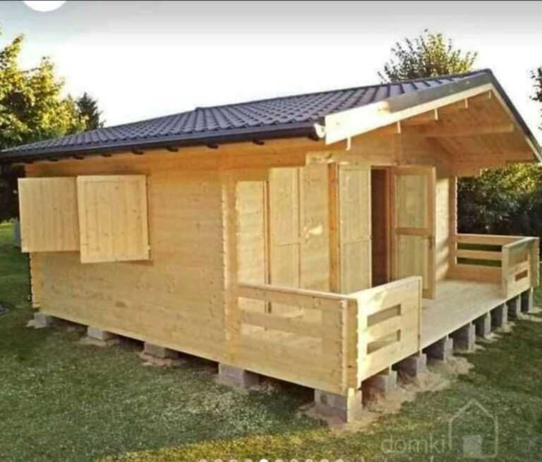 Casa din structura de lemn