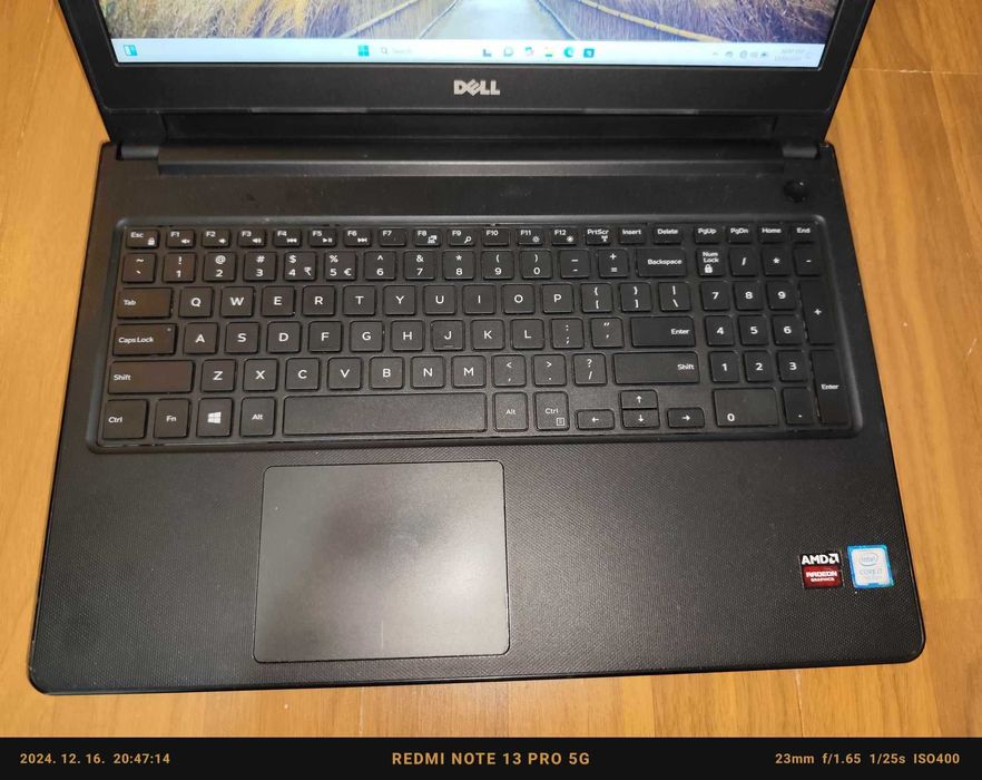 Laptop gaming Dell Vostro 15, I7-7500U, 16Gb Ram, SSD 480, pv dedicata