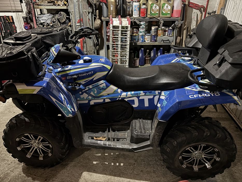 CFMOTO 450L Euro 5, înmatriculat, accesorii multe